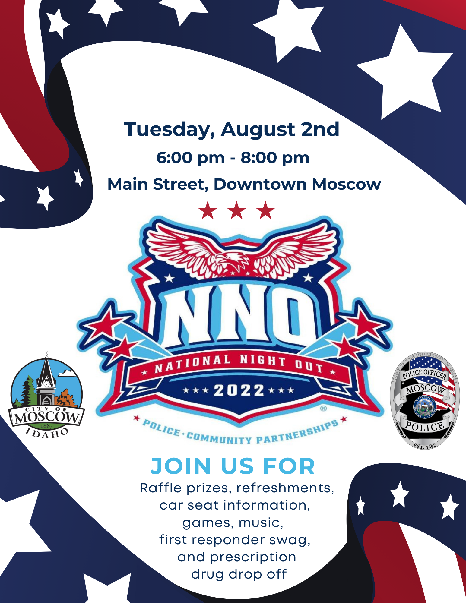 National Night Out Moscow Idaho Chamber of Commerce