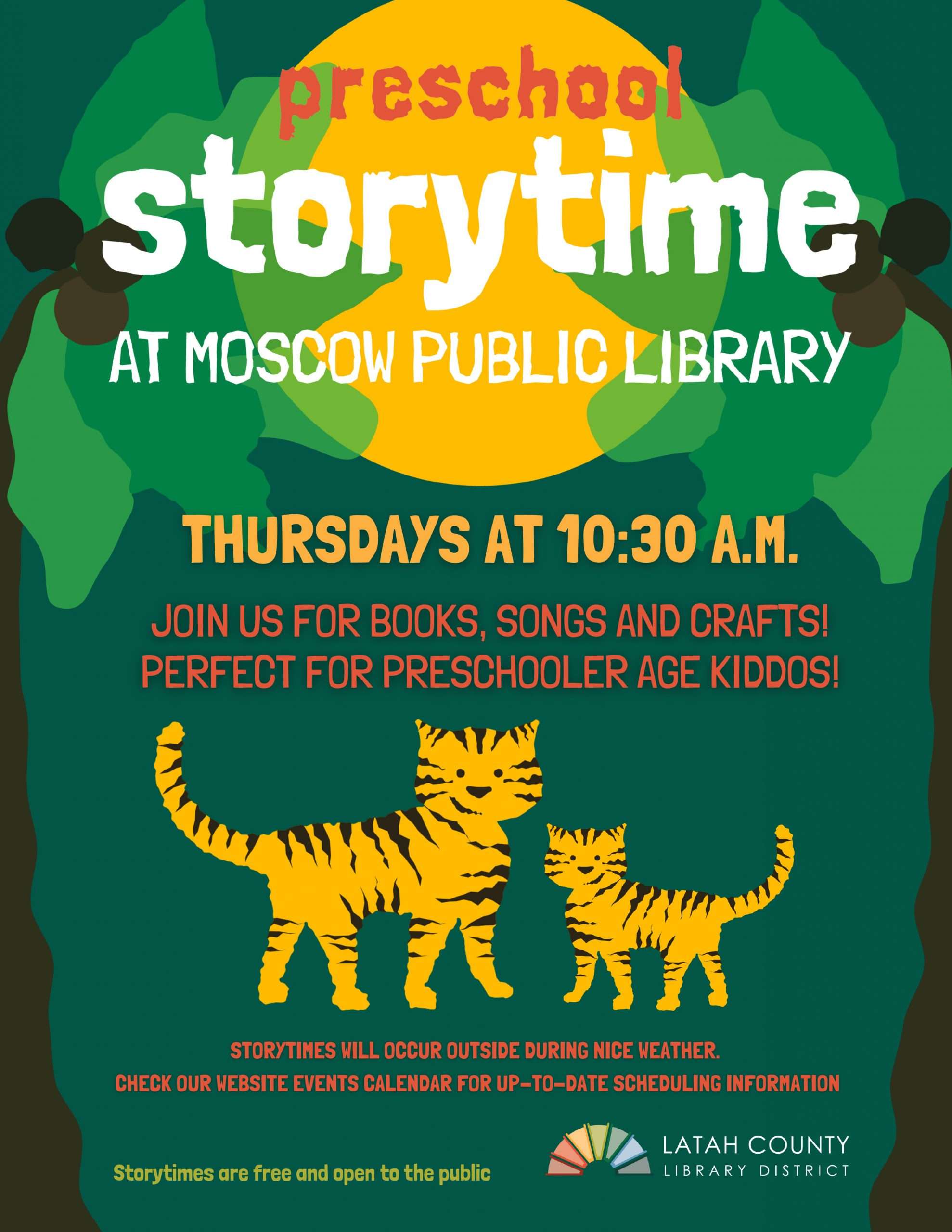 Preschool Storytime at the Moscow Public Library