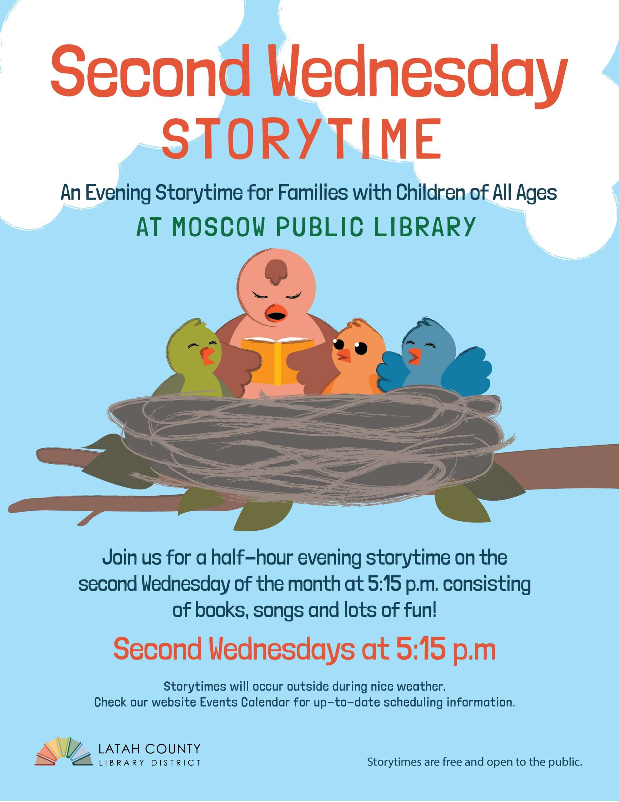 Second Wednesday Storytime
