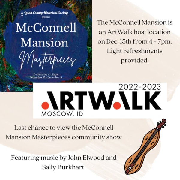 McConnell Mansion to host December ArtWalk