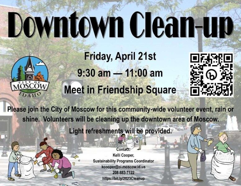 Annual Downtown Clean-up to take place April 21, 2023