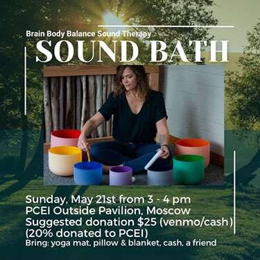 Sound Bath in PCEI’s Pavilion