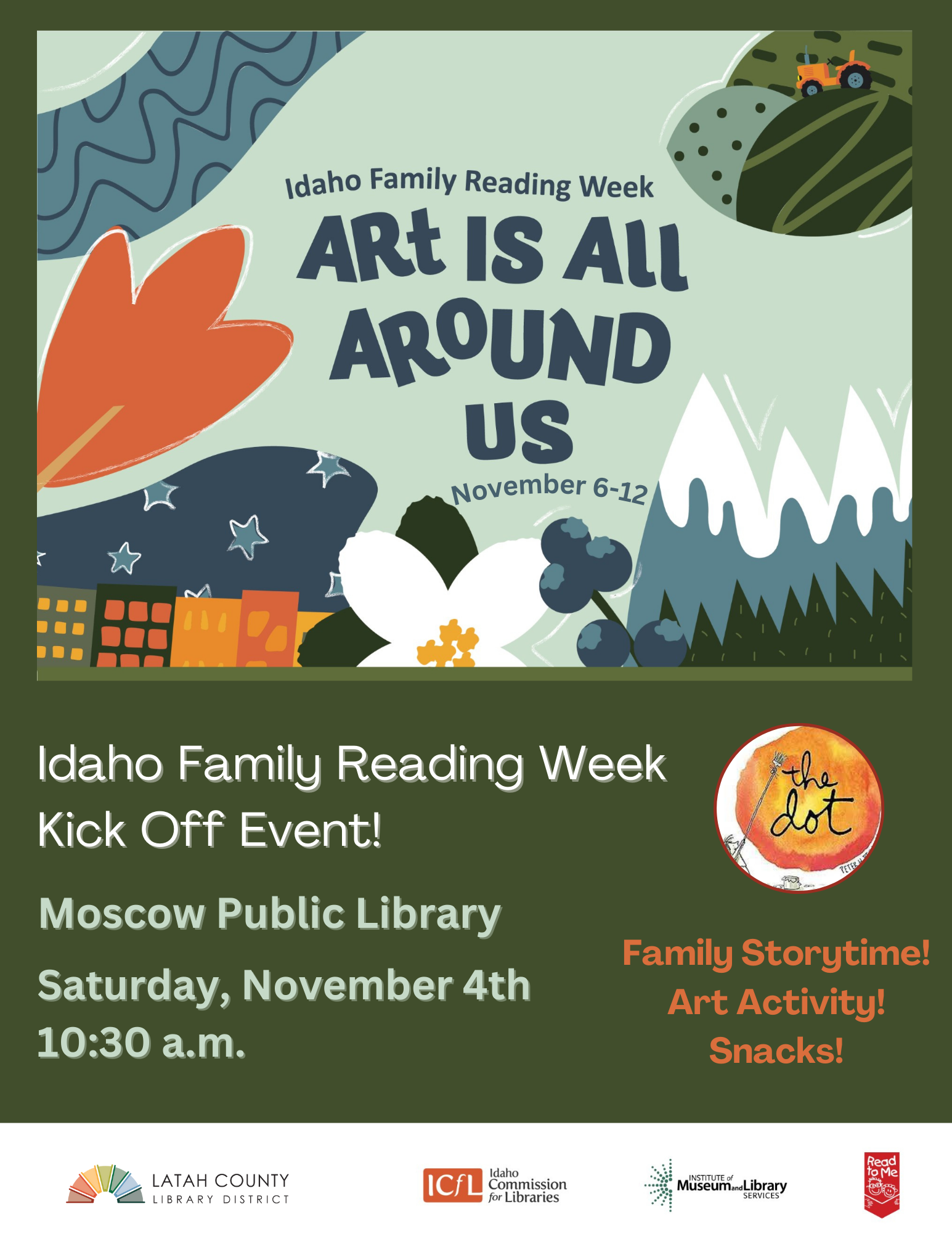 Idaho Family Reading Week at the Moscow Public Library