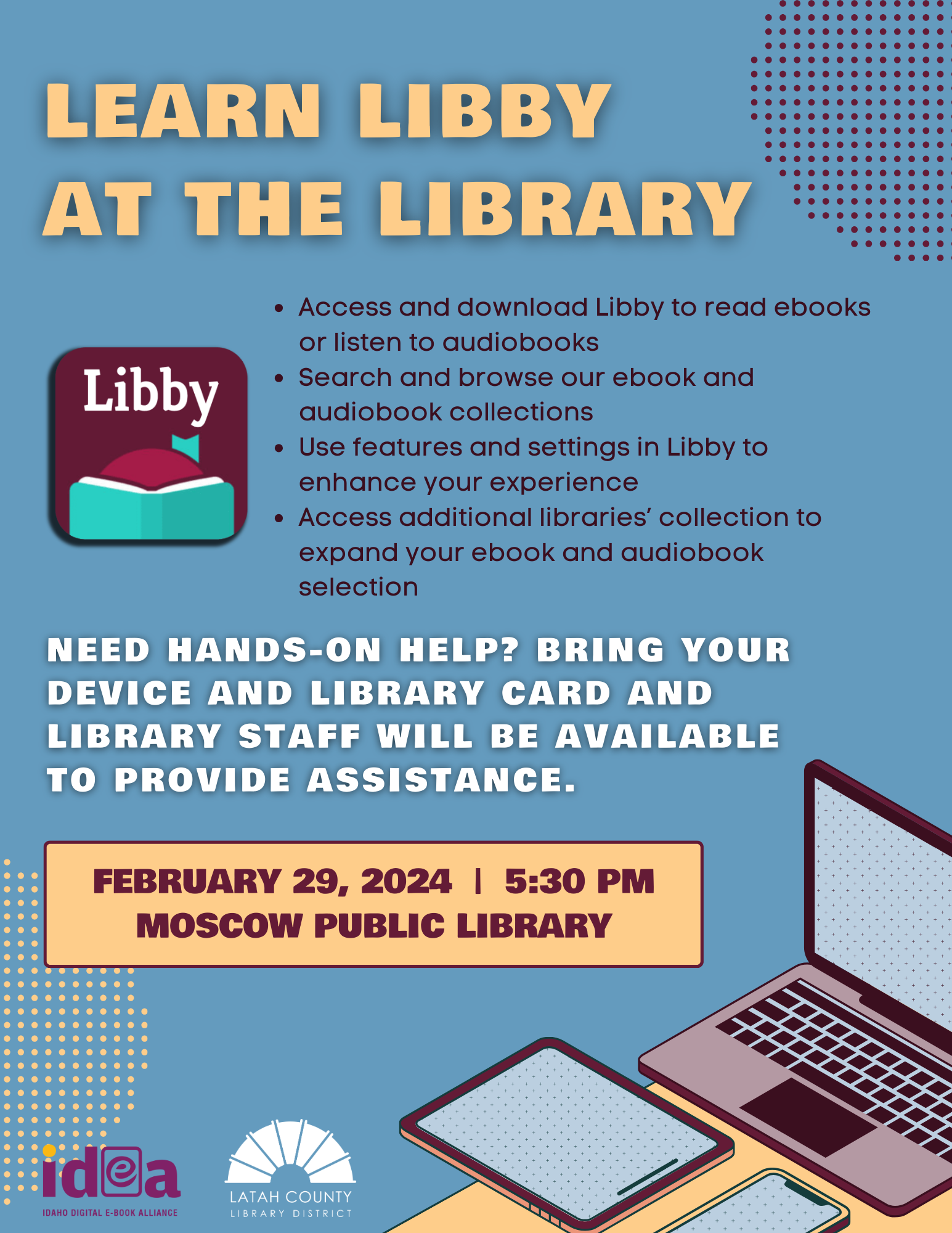 Learn Libby at the Library!