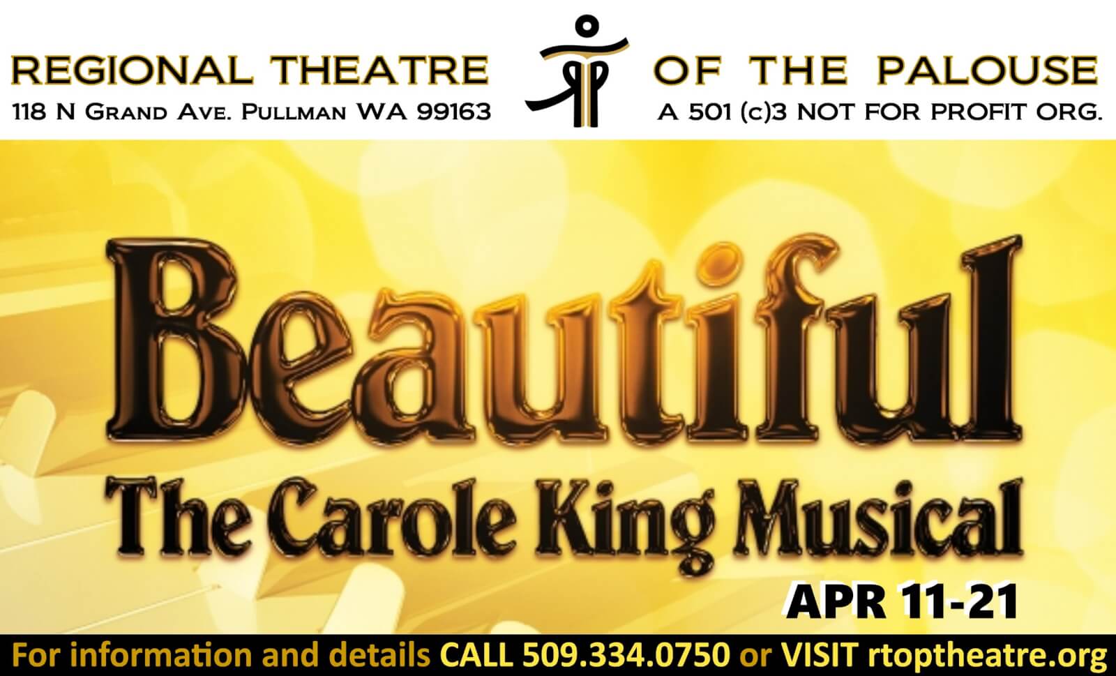RTOP presents Beautiful: The Carole King Musical