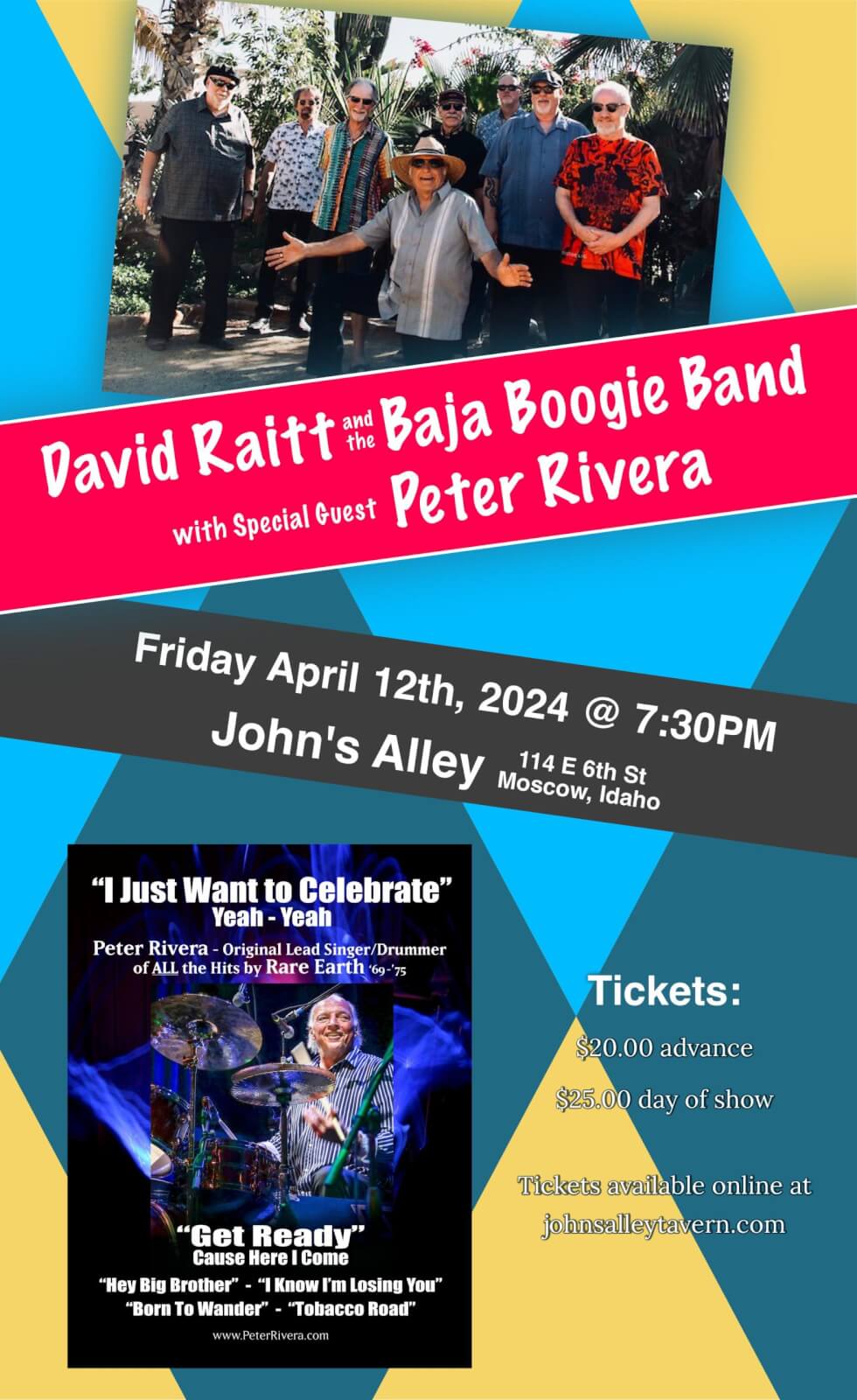John's Alley presents David Raitt and the Baja Boogie Band