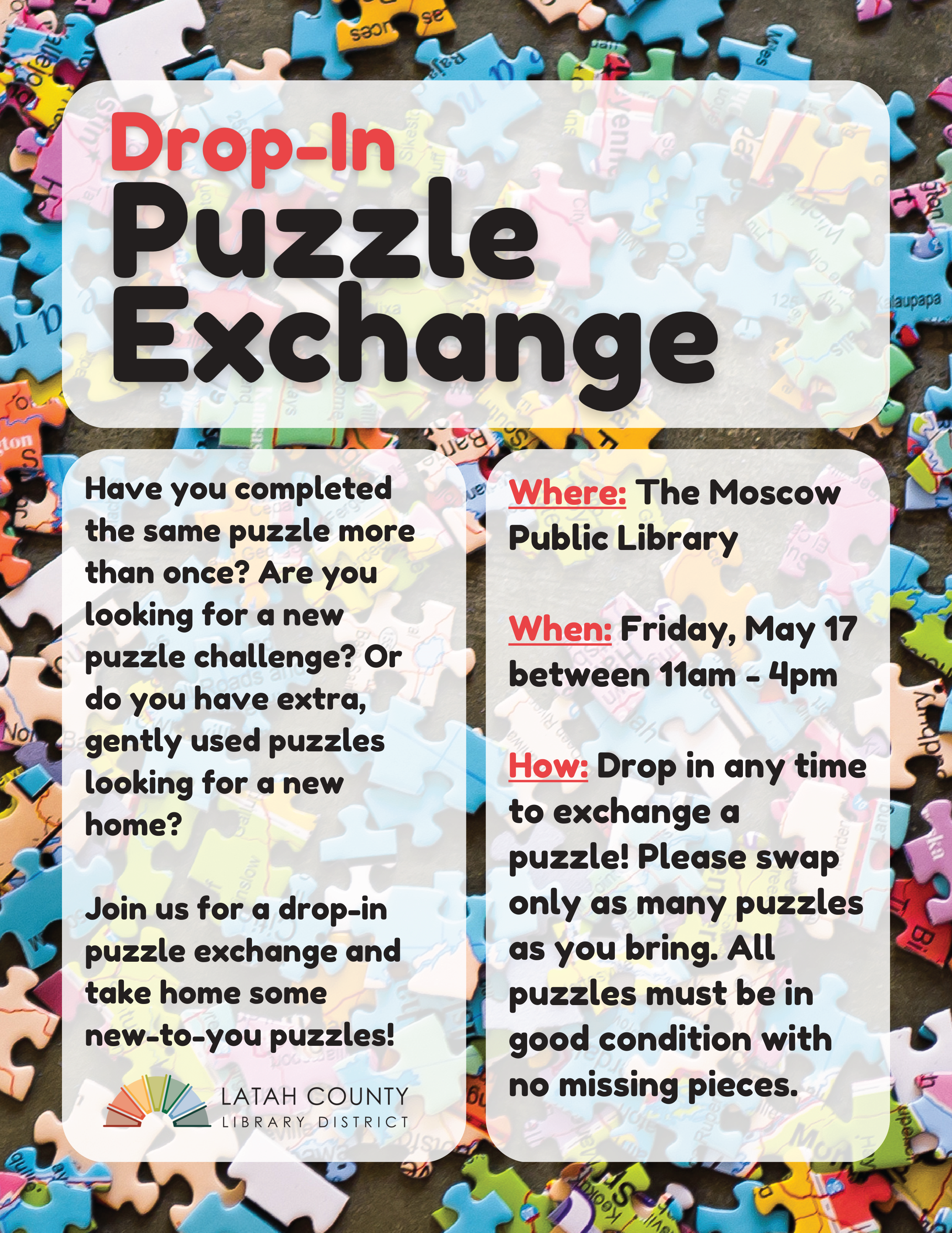 Puzzle Swap! at the Moscow Public Library
