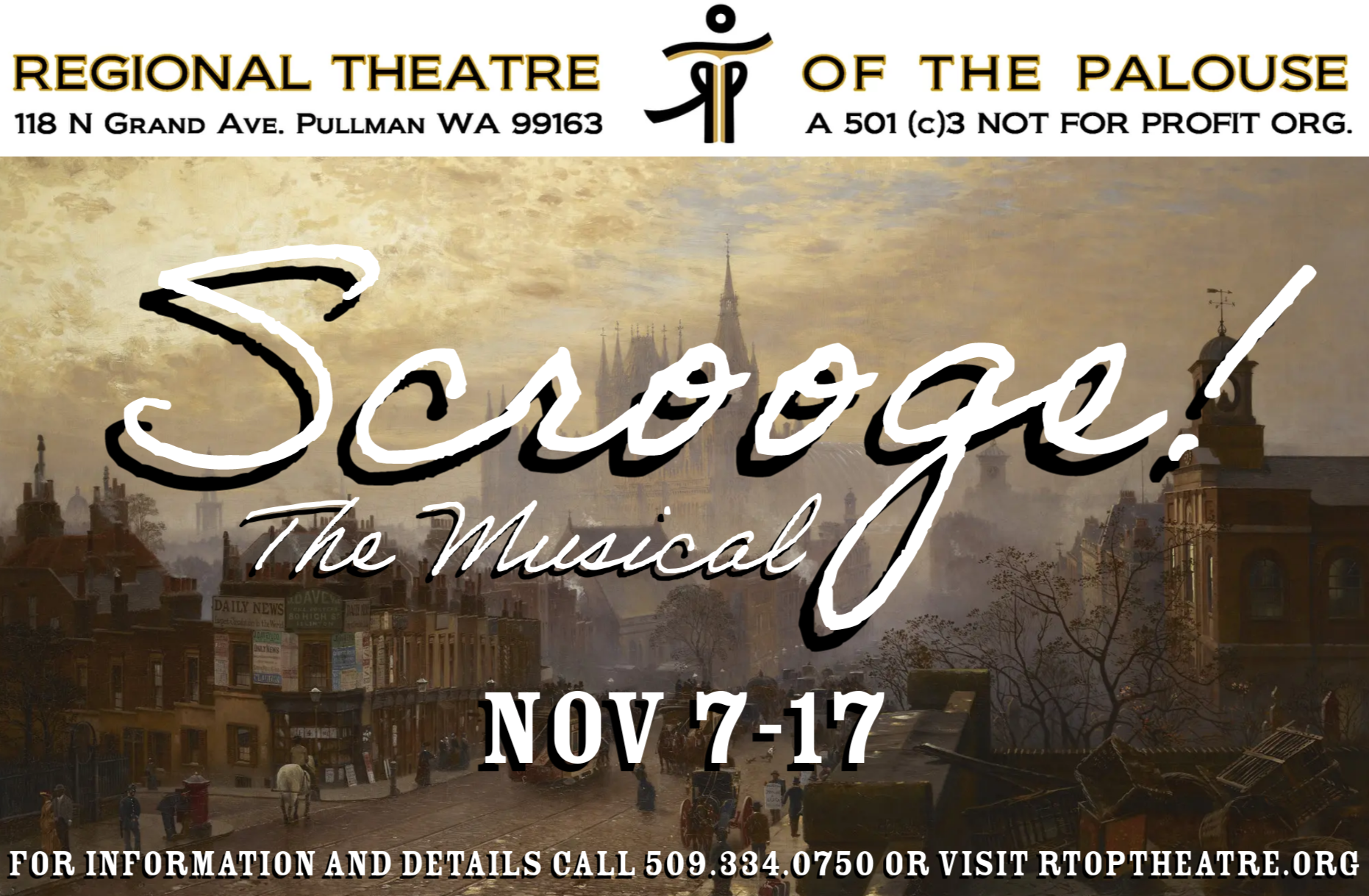 RTOP Opens Scrooge! The Musical