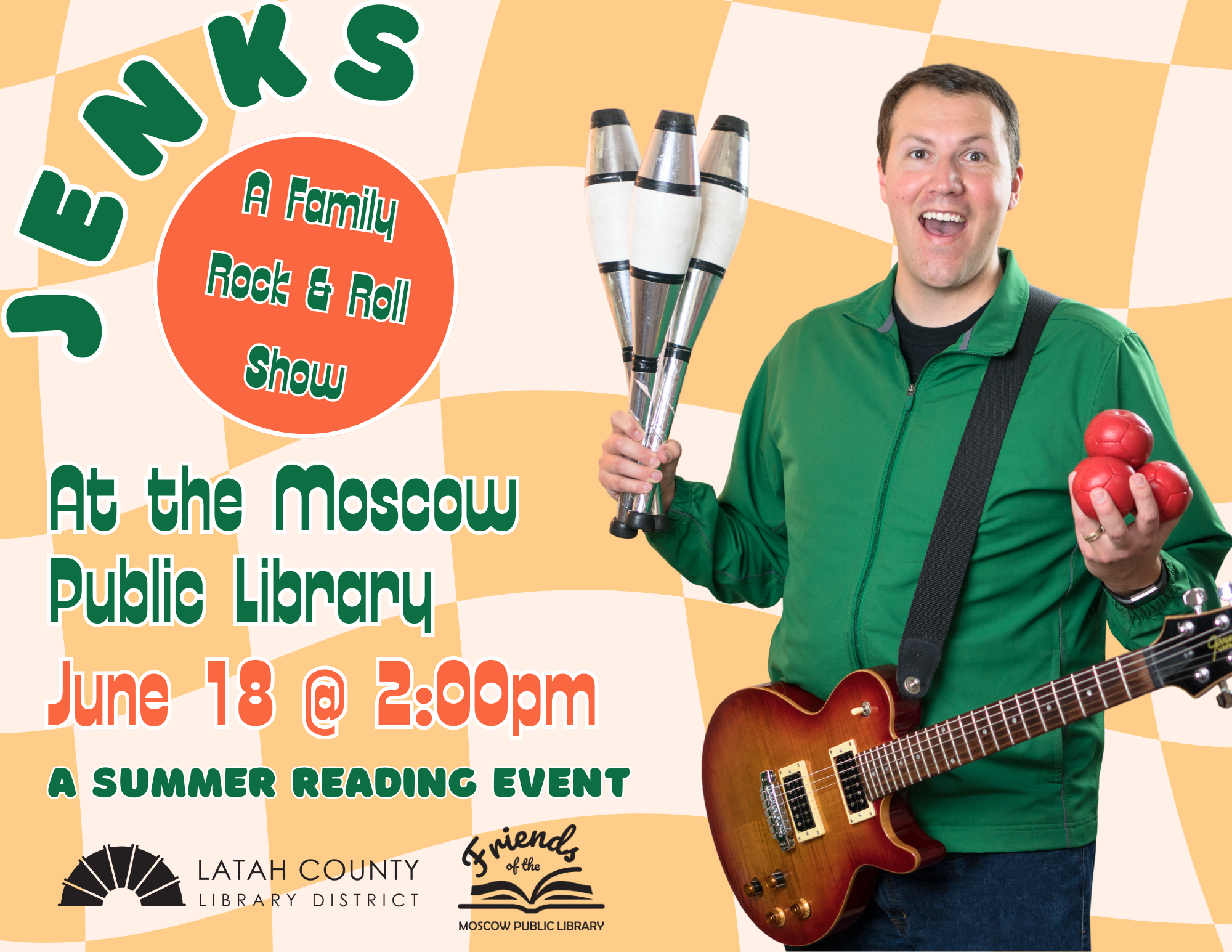Jenks: Family Rock and Roll! at the Moscow Public Library