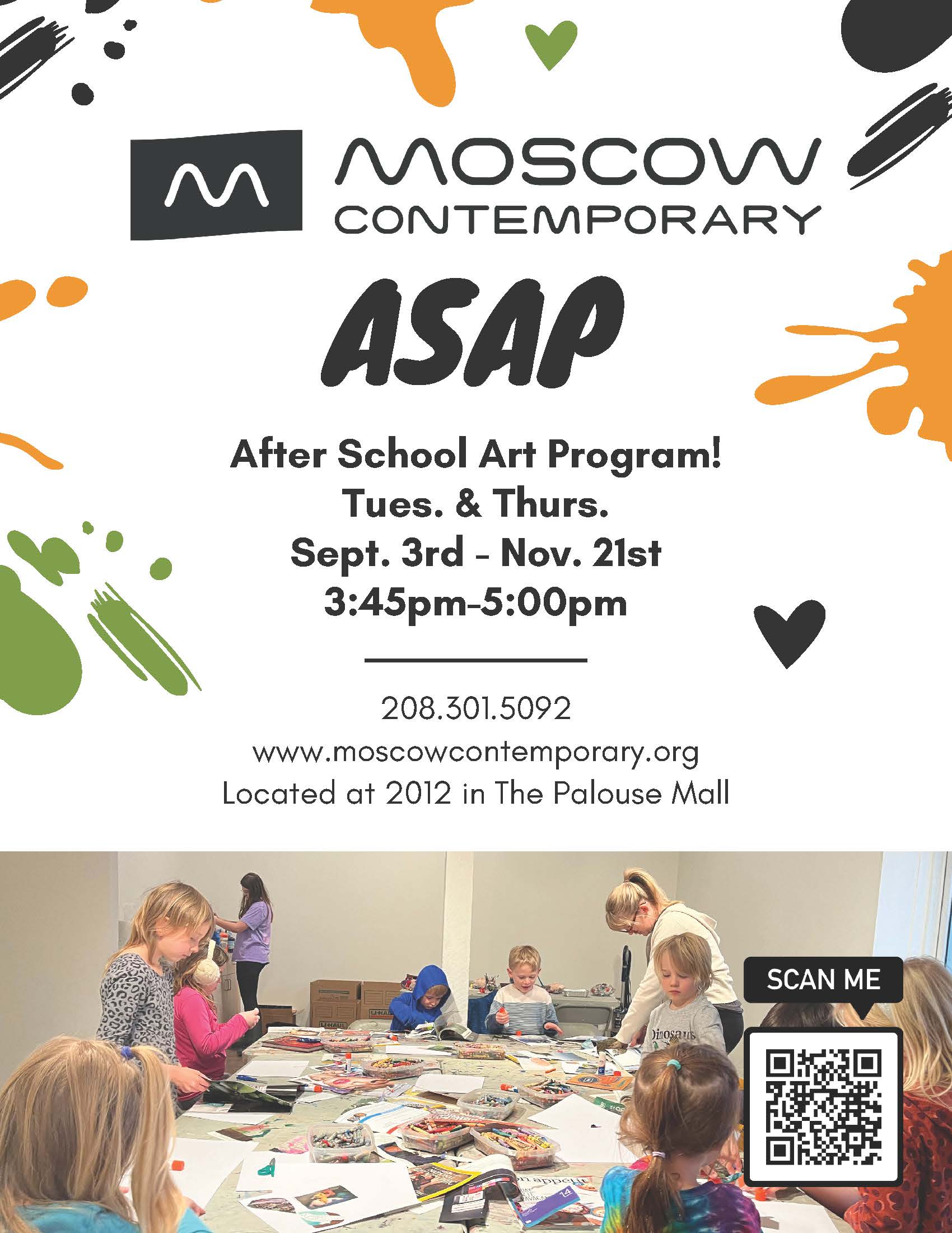 Moscow Contemporary's After School Art Program Begins September!