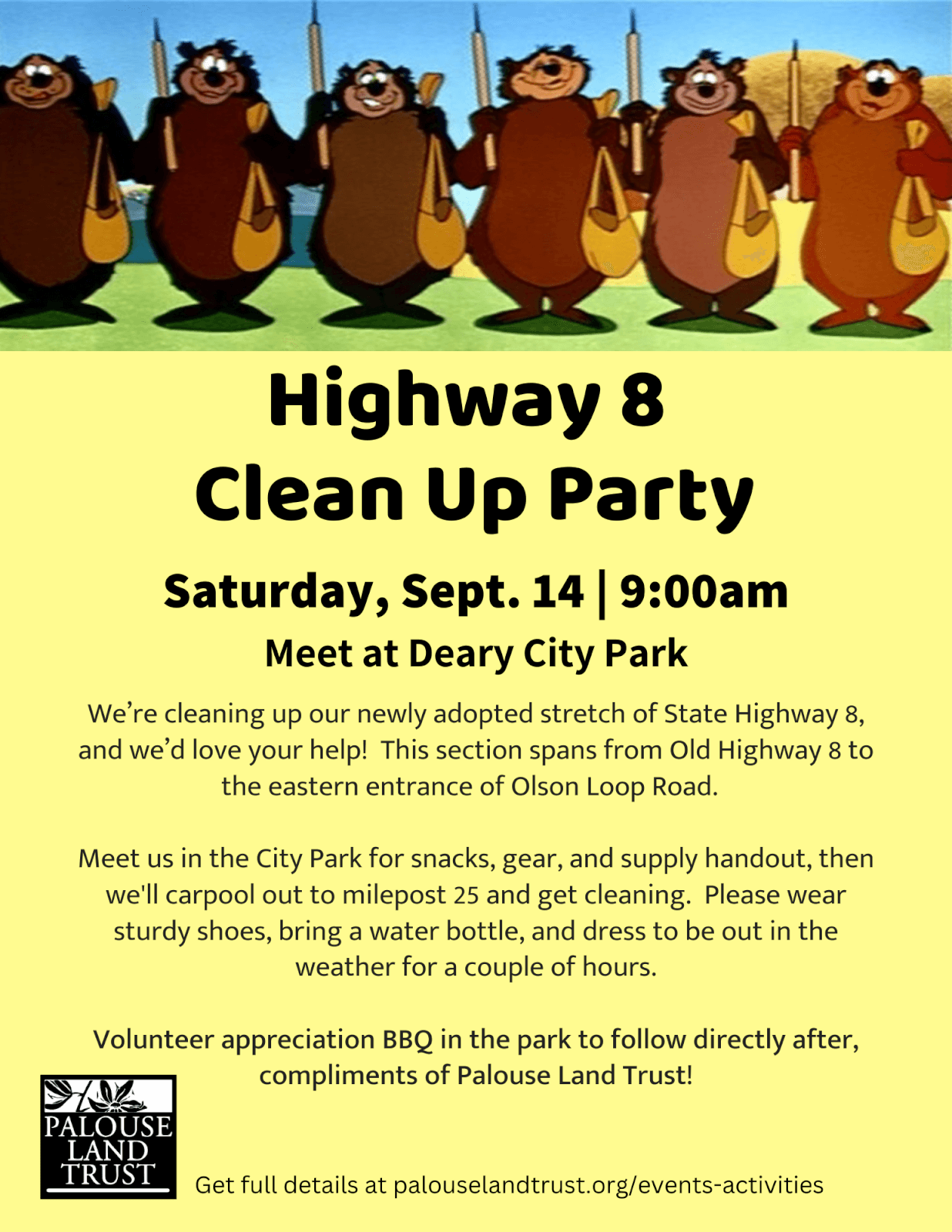 Highway 8 Clean-up Party