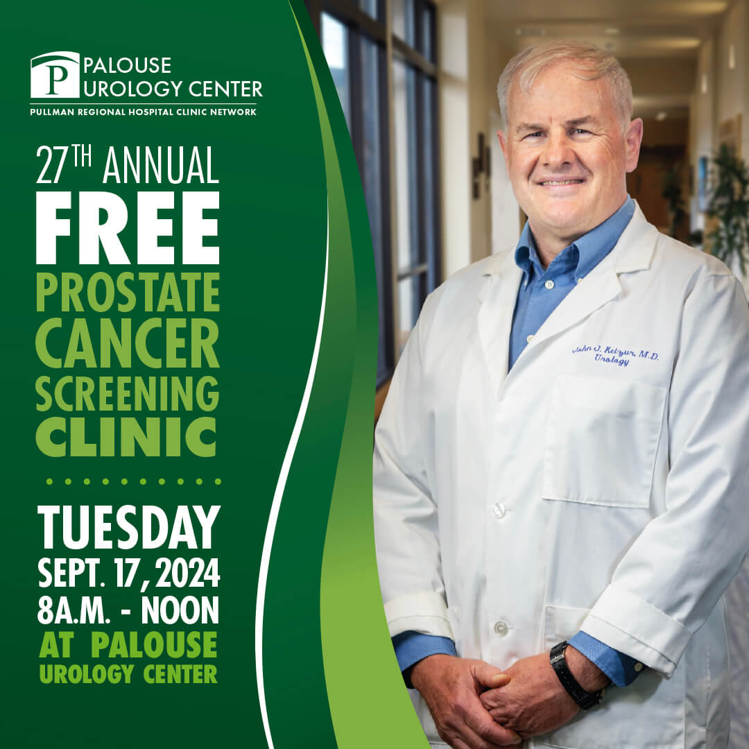 Palouse Urology Center Free Prostate Cancer Screening Clinic