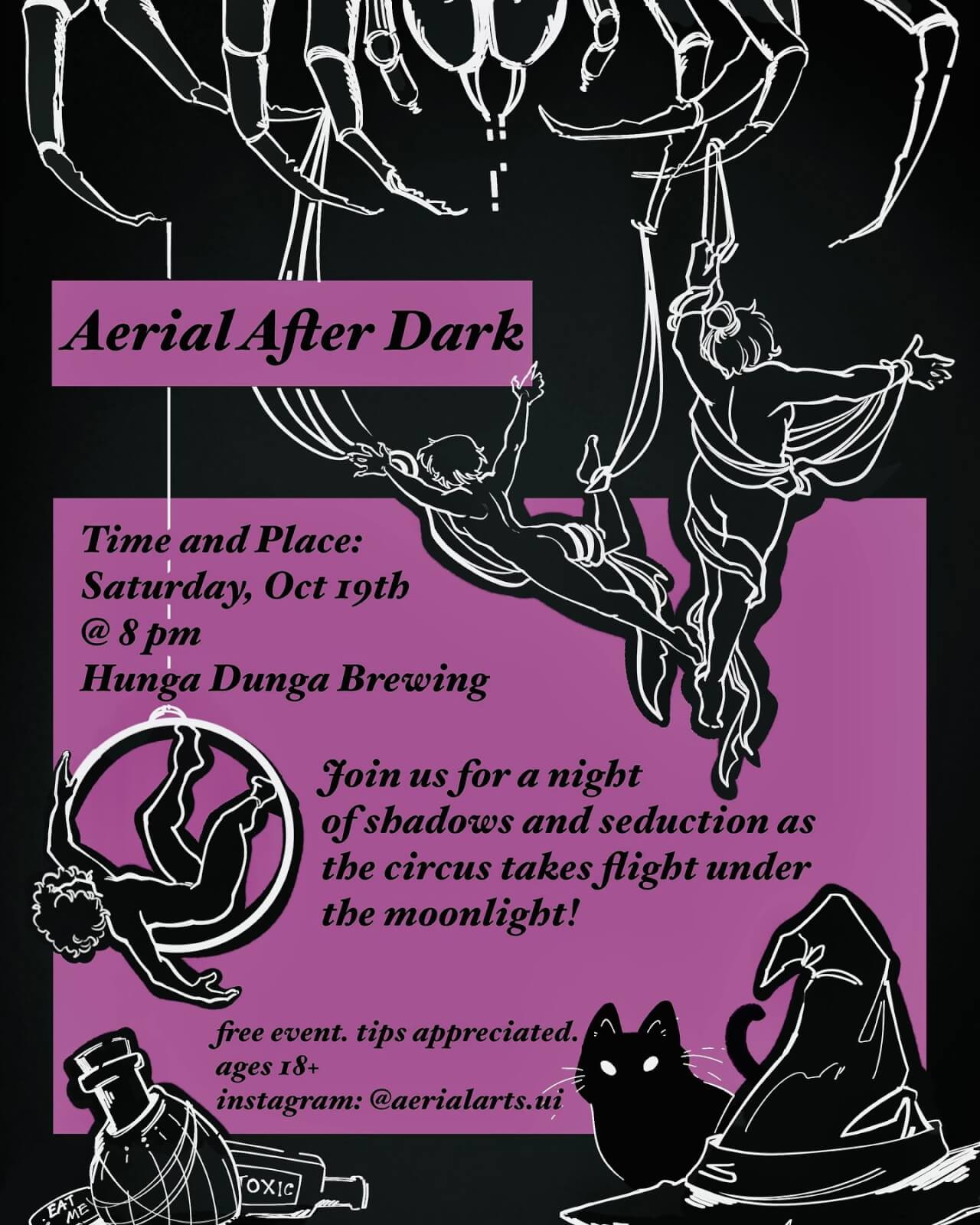 Hunga Dunga Brewing presents Aerials After Dark