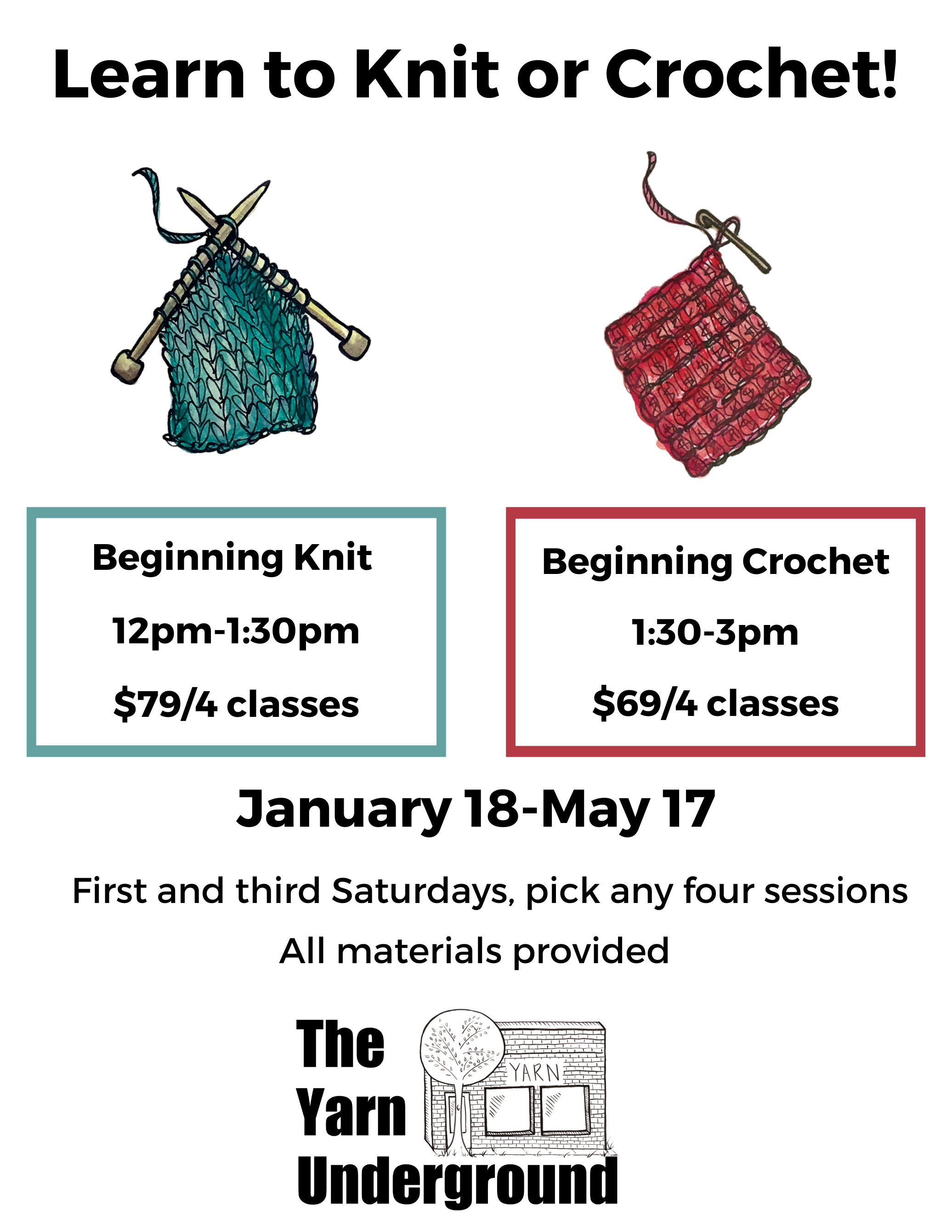 Beginning Crochet Class